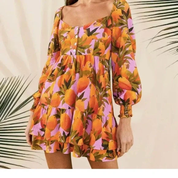 FARM Rio | Dresses | Farm Rio Mini Dress Brand New Never Worn Colorful Dress  New With Tags | Poshmark